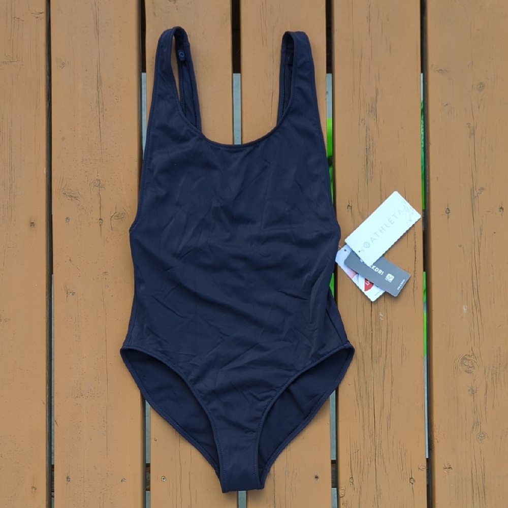 NWT 34D DD Athleta High Leg One Piece - Picture 2 of 9